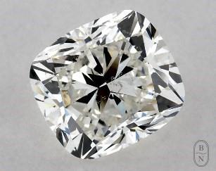 This cushion modified cut 1.2 carat I color si1 clarity has a diamond grading report from GIA